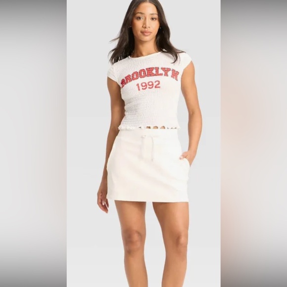 wild fable Dresses & Skirts - Wild Fable Women’s Tennis/Mini White Skirt - NWOT Sz XXL